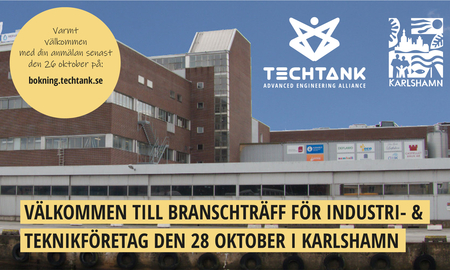 Branschträff i Karlshamn för industri- och teknikföretag